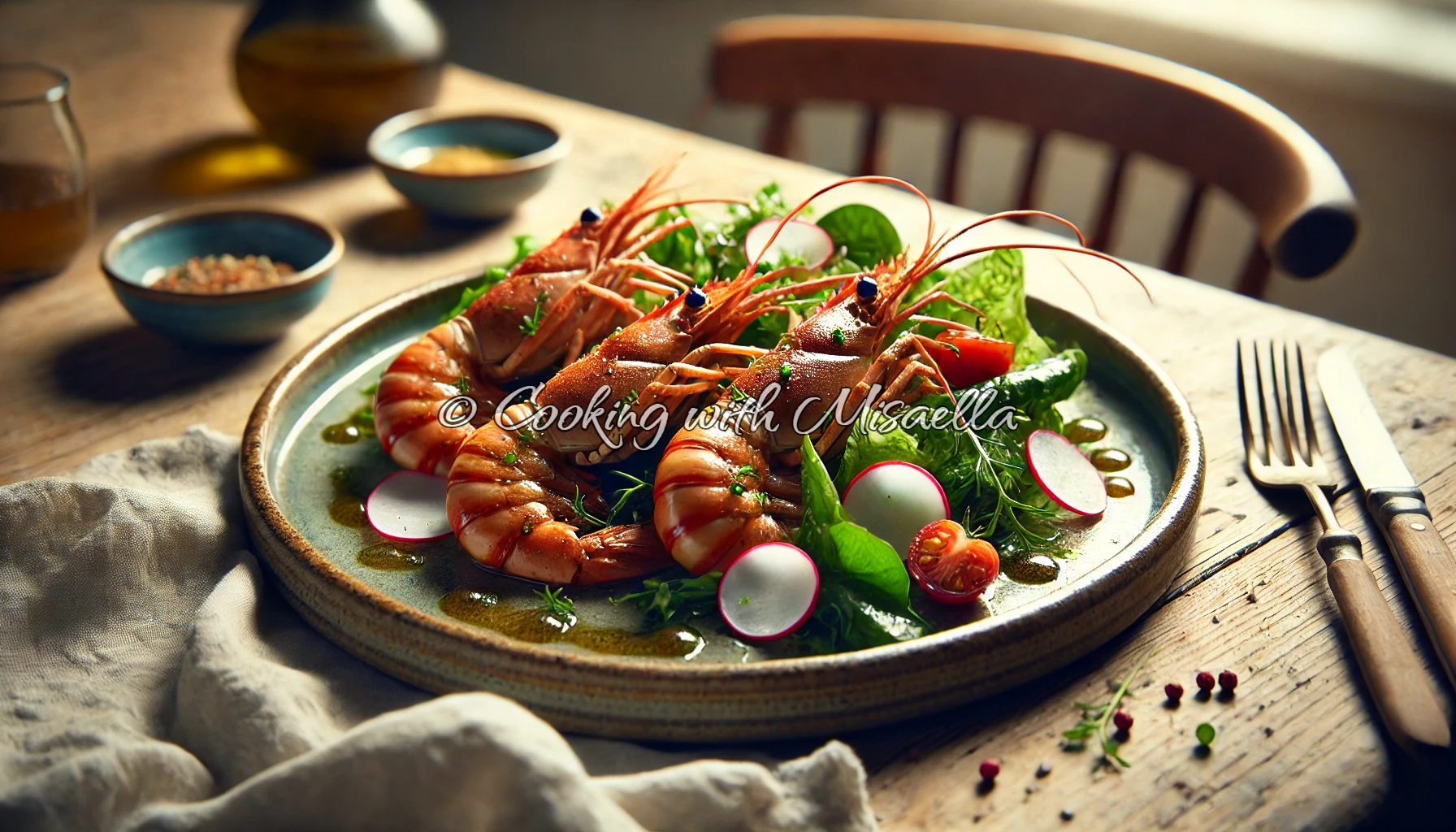 Recette des langoustines braisées