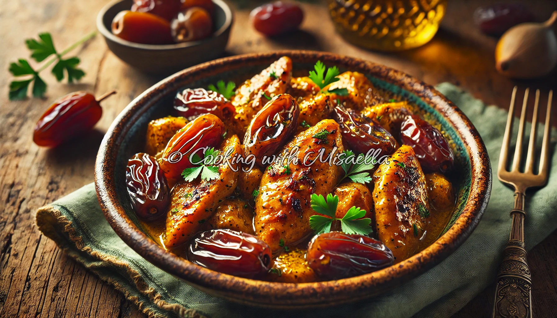 Recette du sauté de dinde aux dattes et au curcuma