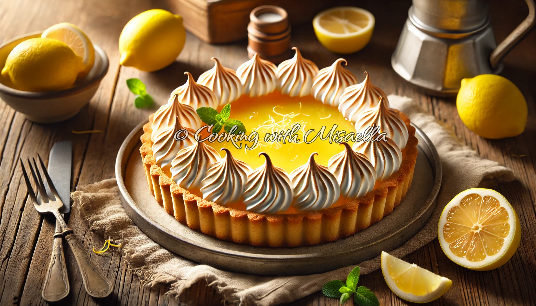 Recette Tarte au citron classique 🍋