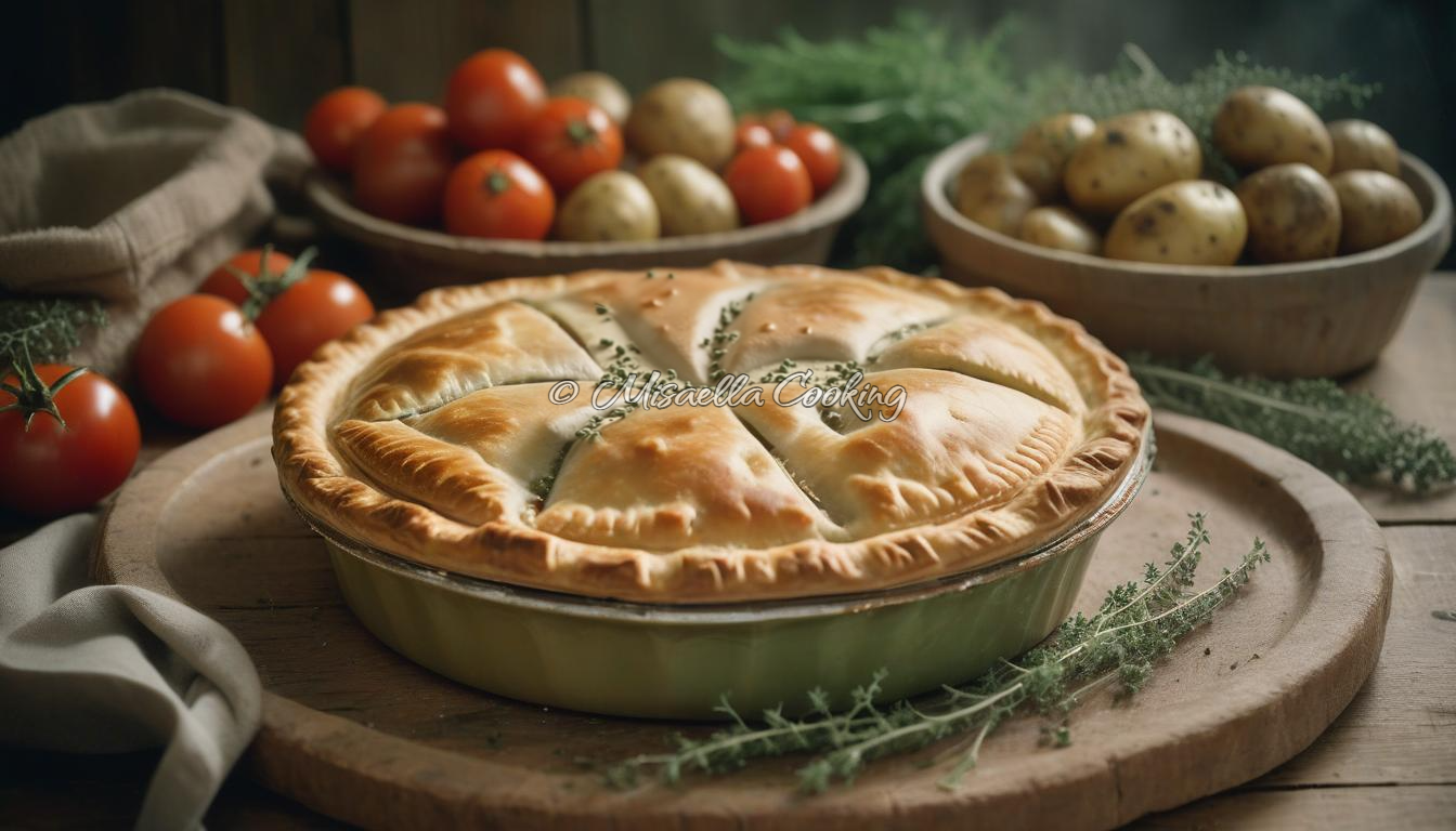 Tourte Paysanne au Poulet et Légumes