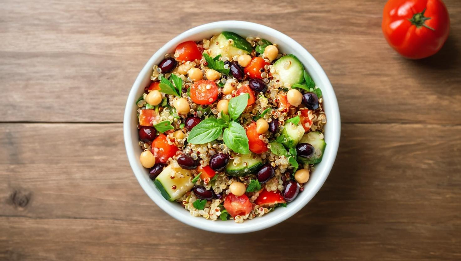 Recette de la Salade de Quinoa aux Légumes Grillés