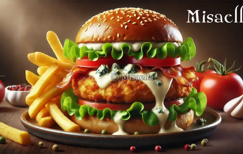 Recette hamburger maison au poulet pané et frites croustillantes 🍔🍟