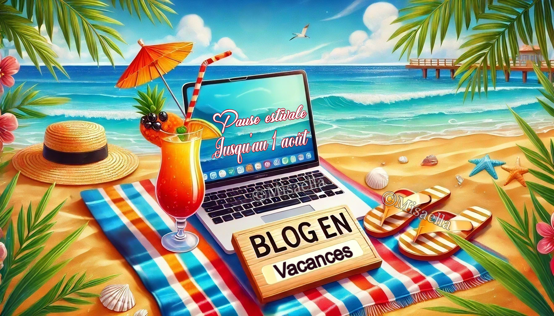C’est l’heure de la pause estivale 🏖️🍹