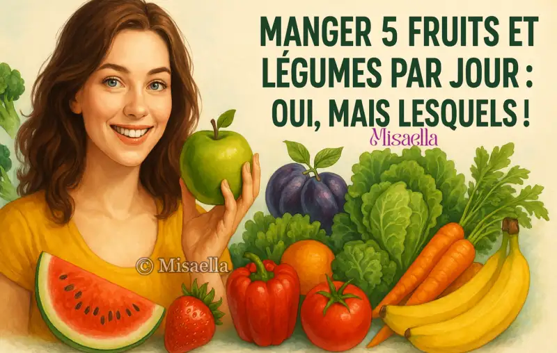 Manger 5 fruits et légumes par jour : oui mais lesquels !🥕
