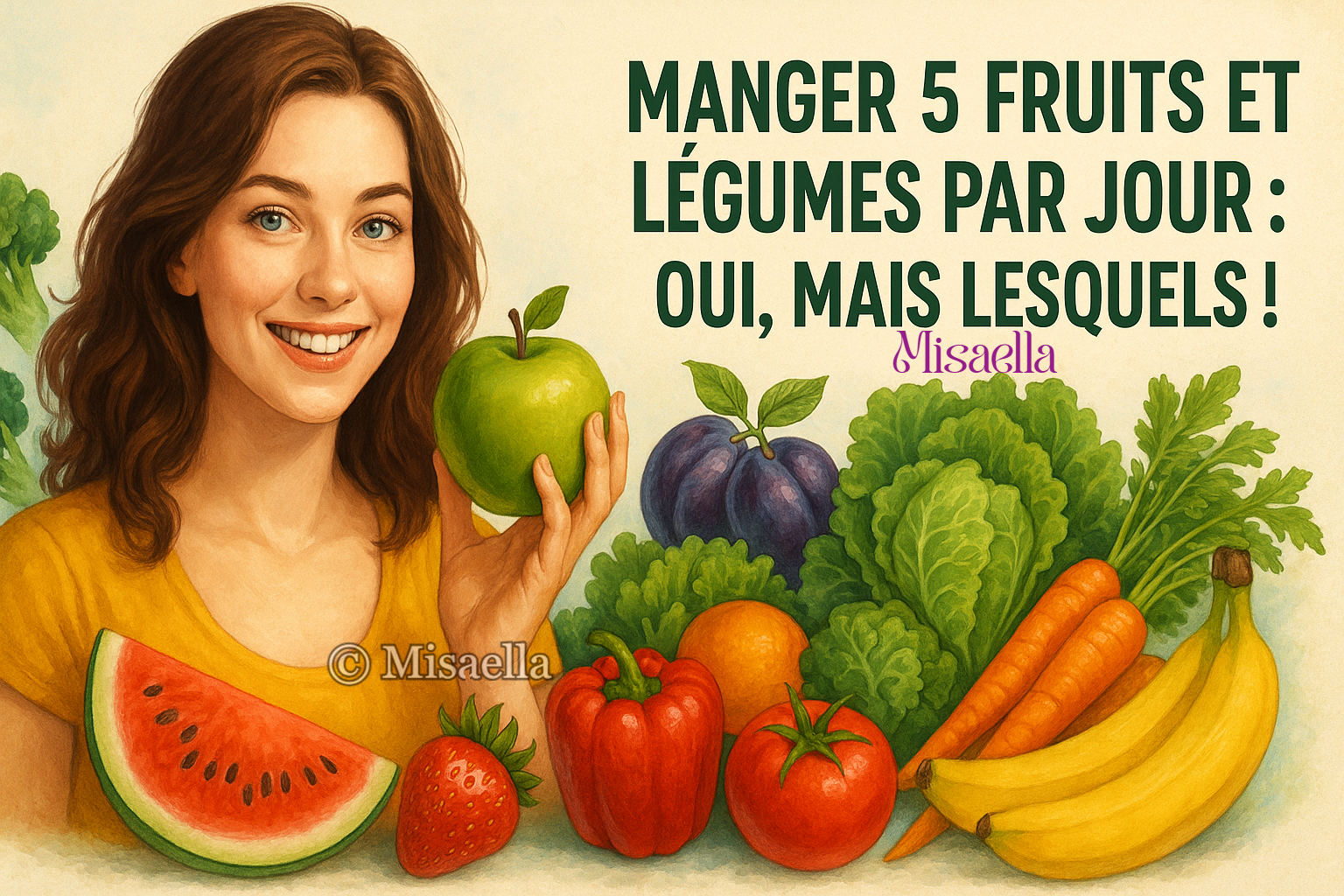 Manger 5 fruits et légumes par jour : oui mais lesquels !🥕