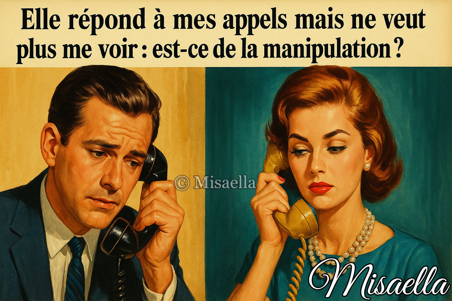 Elle répond à mes appels mais ne veut plus me voir : est-ce de la manipulation ?