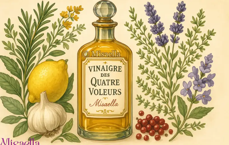 Vinaigre des 4 voleurs : l’élixir ancestral aux mille vertus🌿🧴