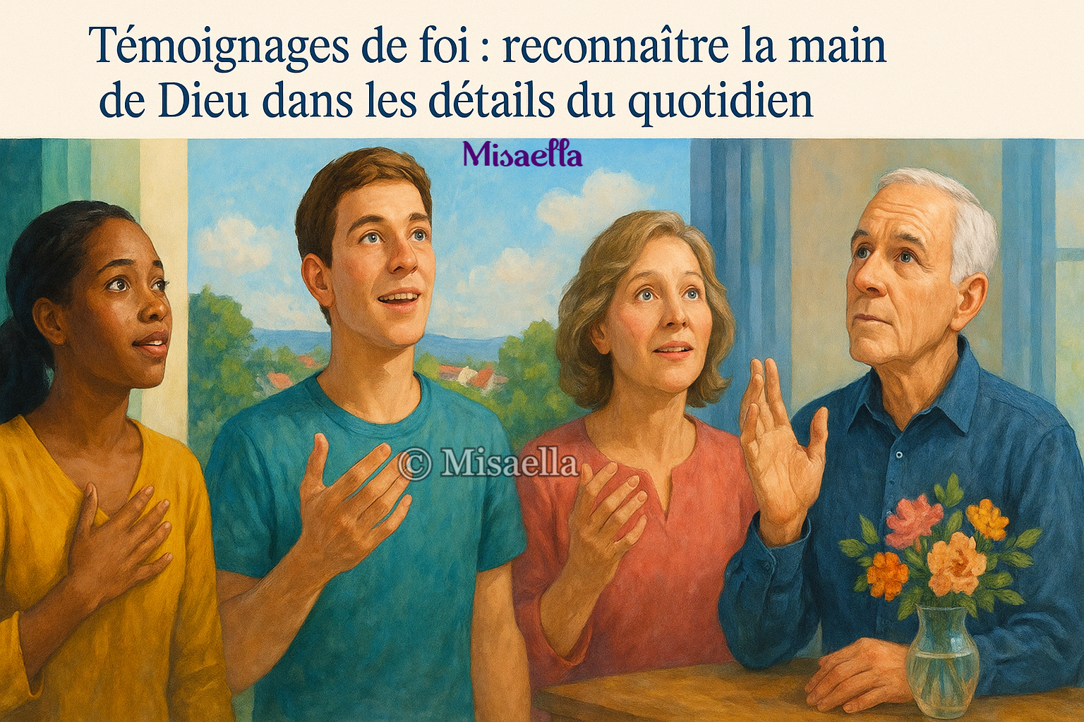 Témoignages de foi : reconnaître la main de Dieu dans les détails du quotidien✝️