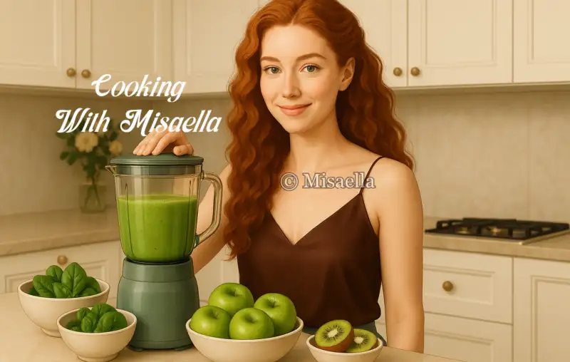 Jus vert détox pomme-kiwi-épinards 🥝