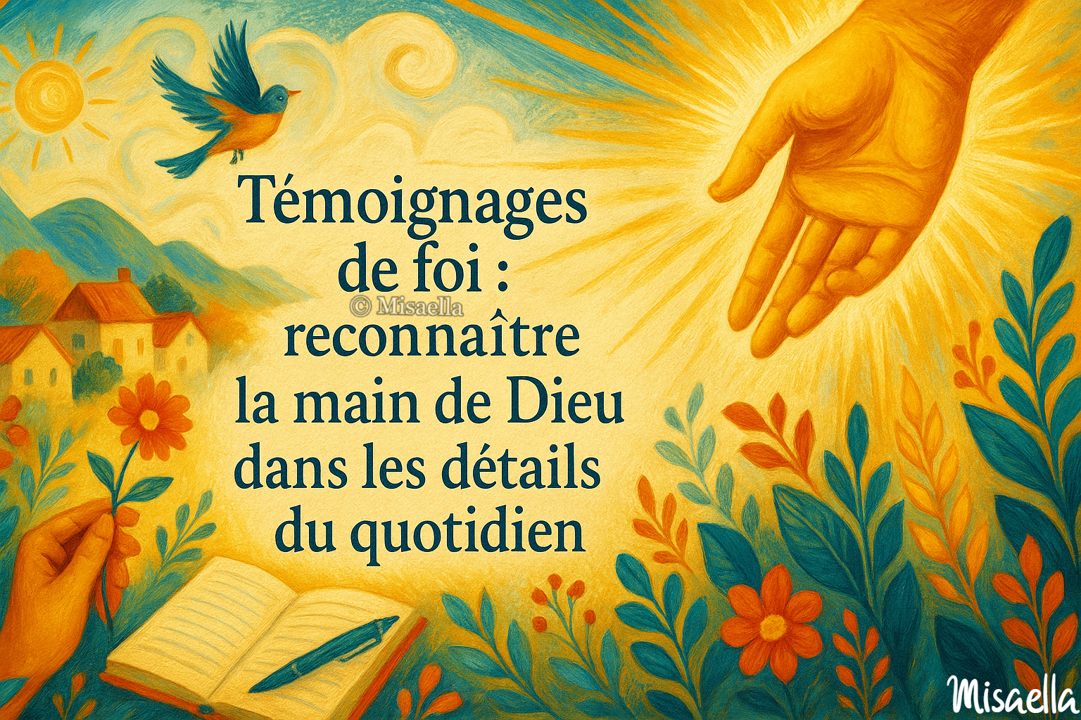 Témoignages de foi : reconnaître la main de Dieu dans les détails du quotidien✝️