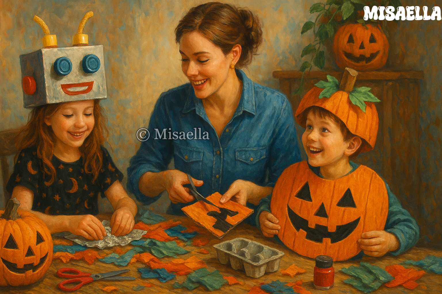 Fabriquer des déguisements d’Halloween avec du recyclage🎃