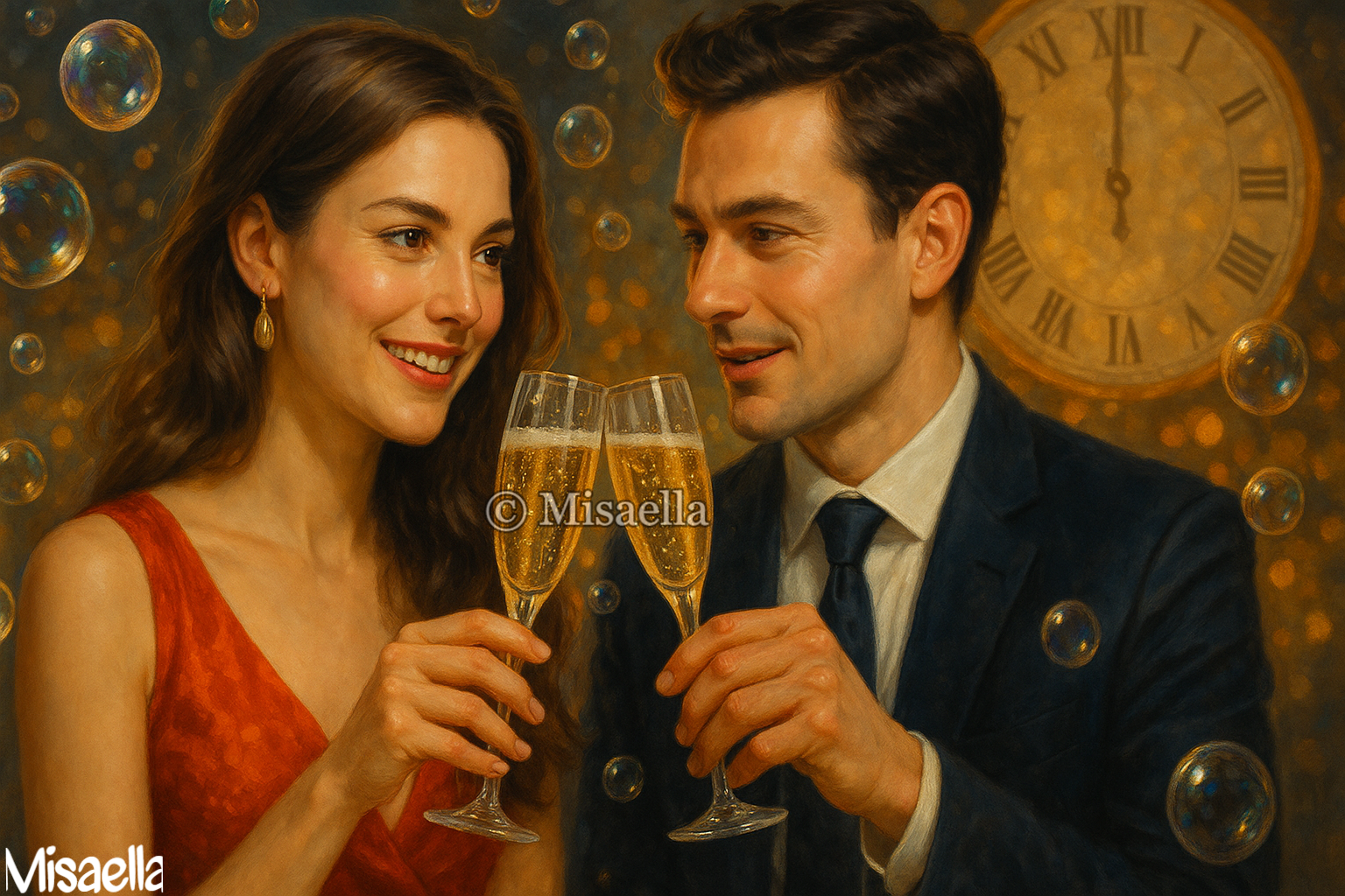🍾 🥂Le charme unique des bulles de champagne quand l’année se termine ✨