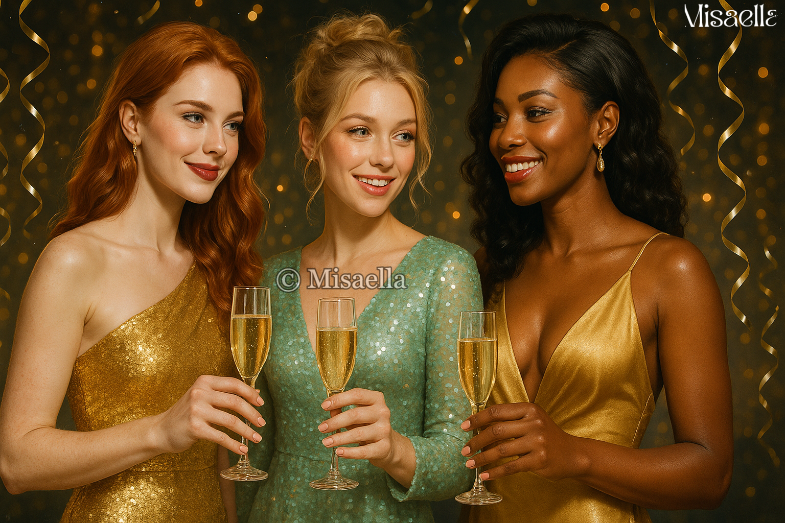 ✨ Le pouvoir des tenues dorées le soir du 31 : pourquoi on se sent plus belle en or ? 💫