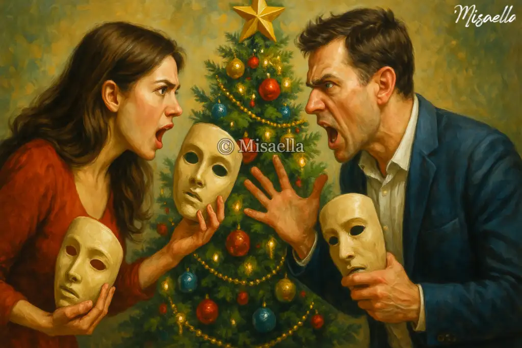 🎭 Les disputes qui éclatent quand les masques tombent devant le sapin