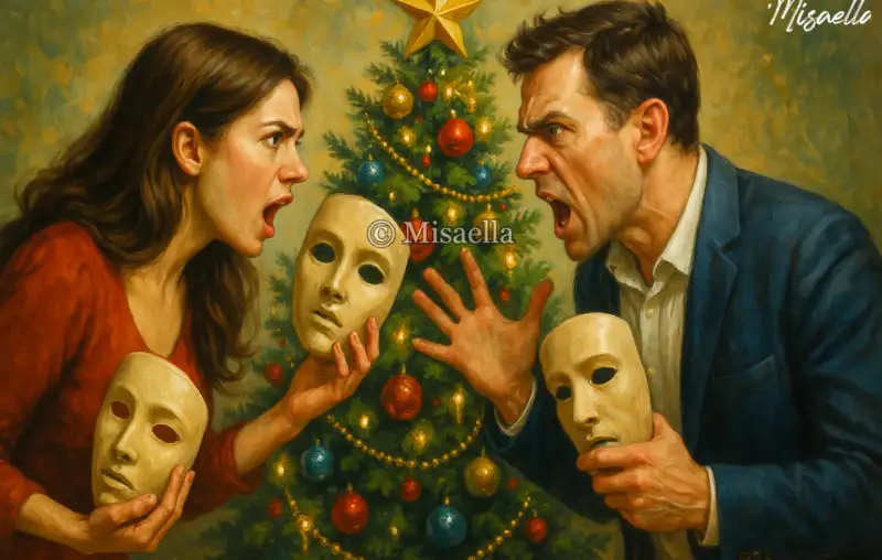 🎭 Les disputes qui éclatent quand les masques tombent devant le sapin