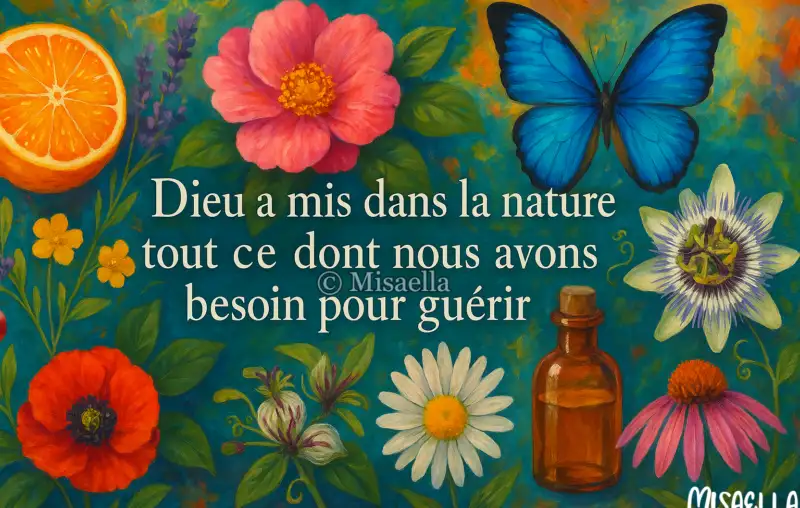 Dieu a mis dans la nature tout ce dont nous avons besoin pour guérir🍃
