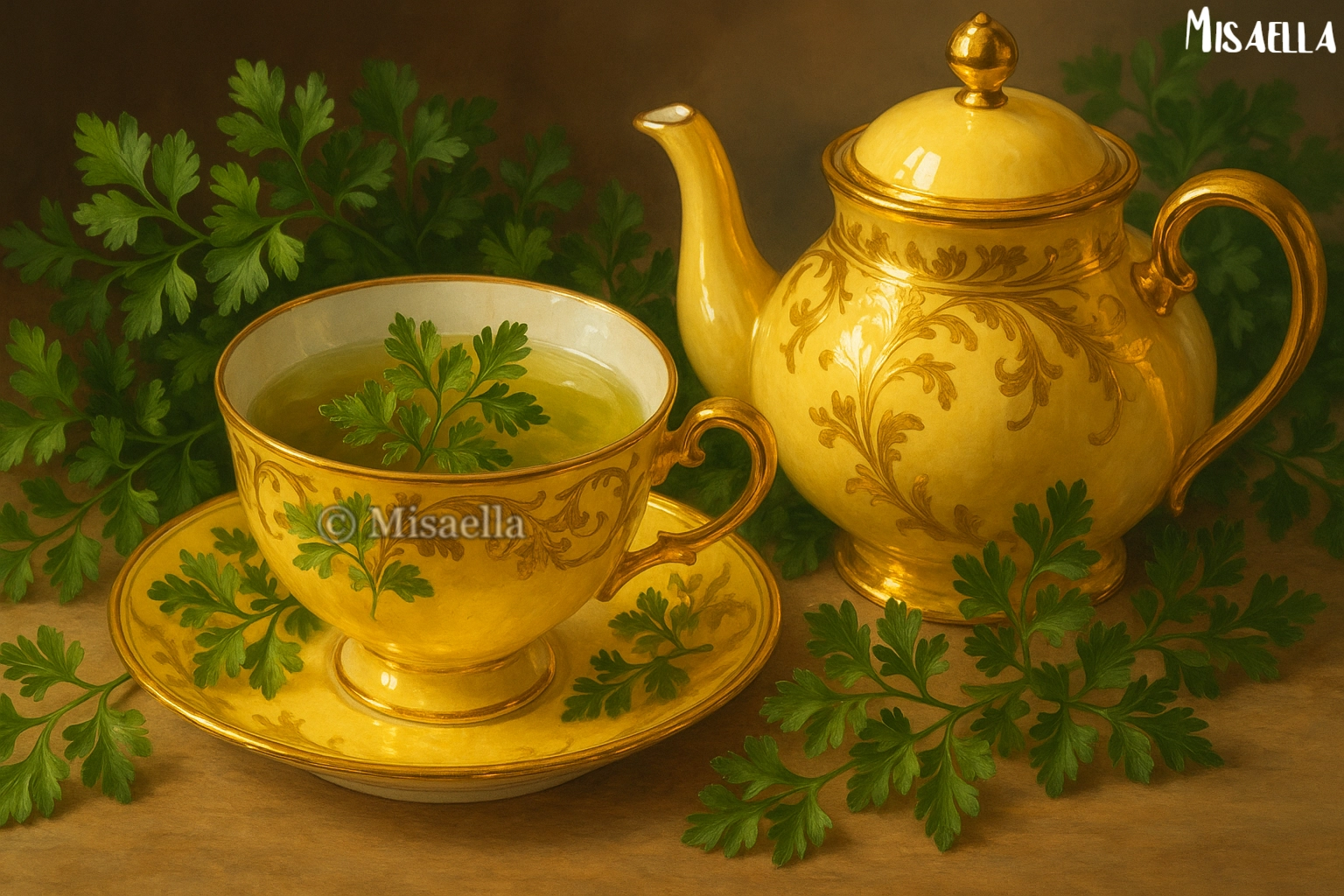 Thé de Persil : une infusion simple et purifiante pour rééquilibrer ton corps🍵