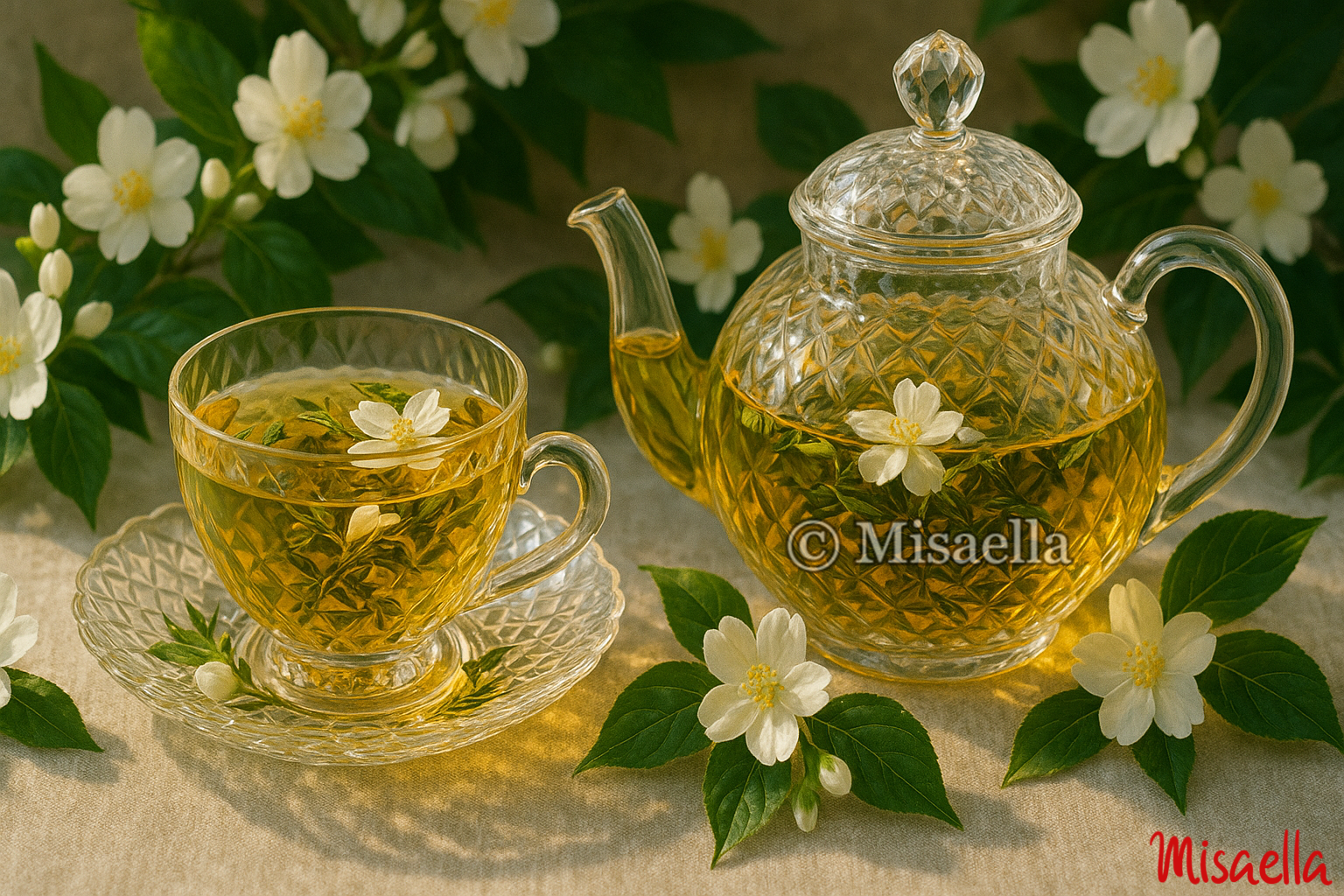 Thé vert au jasmin : la douceur qui réveille l’âme🍵