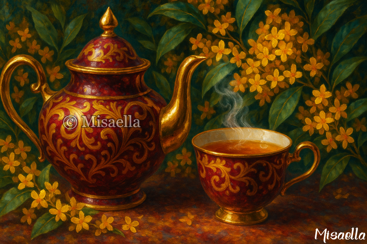 🍃 Thé osmanthus : l’infusion dorée qui éveille les sens et apaise le cœur