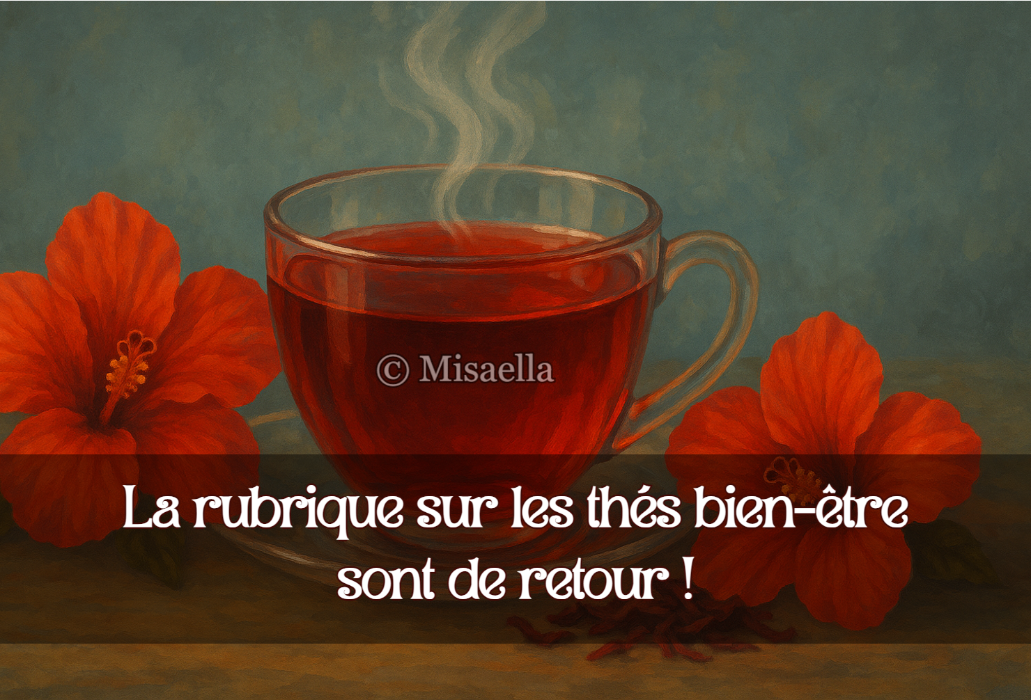 tasse de thé hibiscus